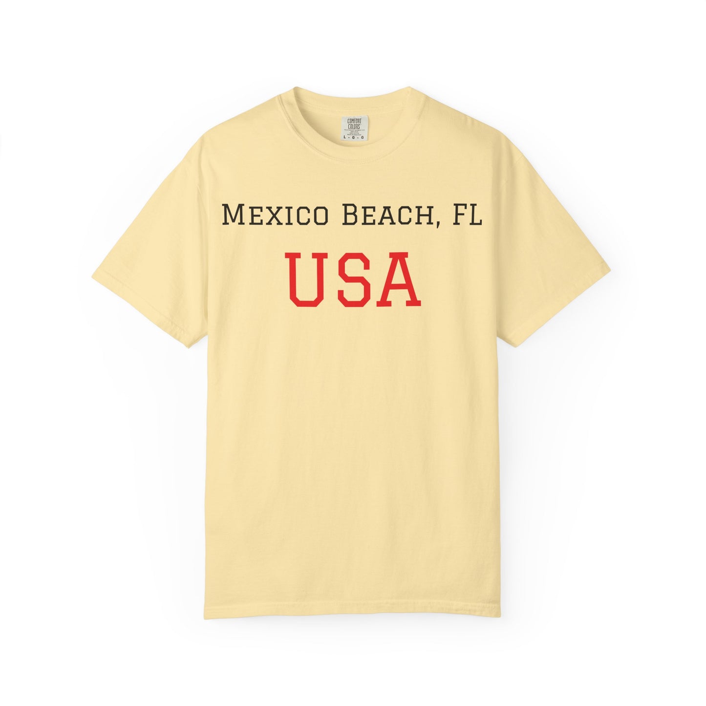 Mexico Beach USA Unisex Garment-Dyed T-Shirt