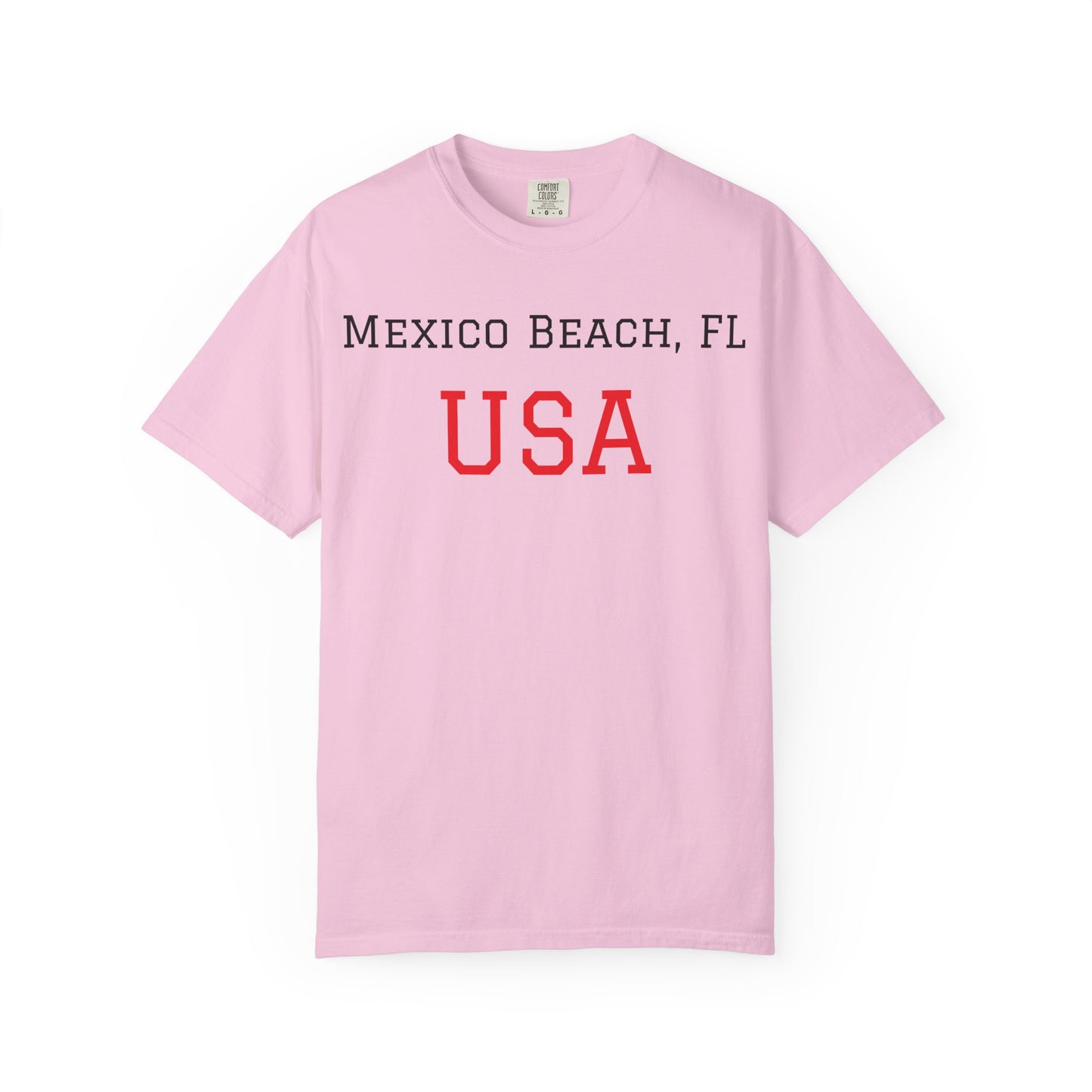 Mexico Beach USA Unisex Garment-Dyed T-Shirt