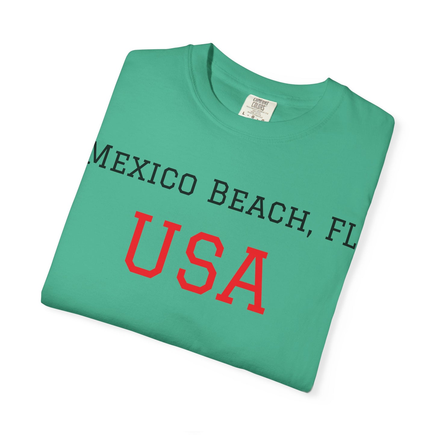 Mexico Beach USA Unisex Garment-Dyed T-Shirt