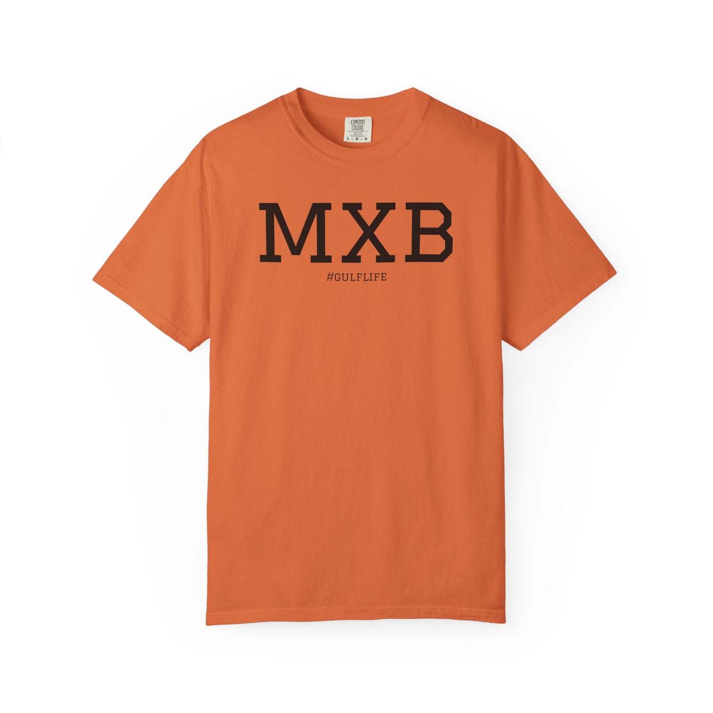 MXB Unisex Garment-Dyed T-shirt - Casual Streetwear Top