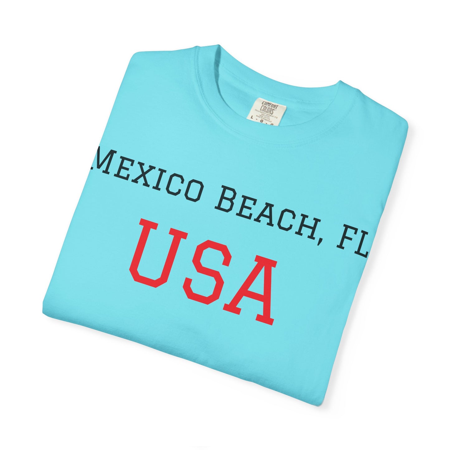 Mexico Beach USA Unisex Garment-Dyed T-Shirt
