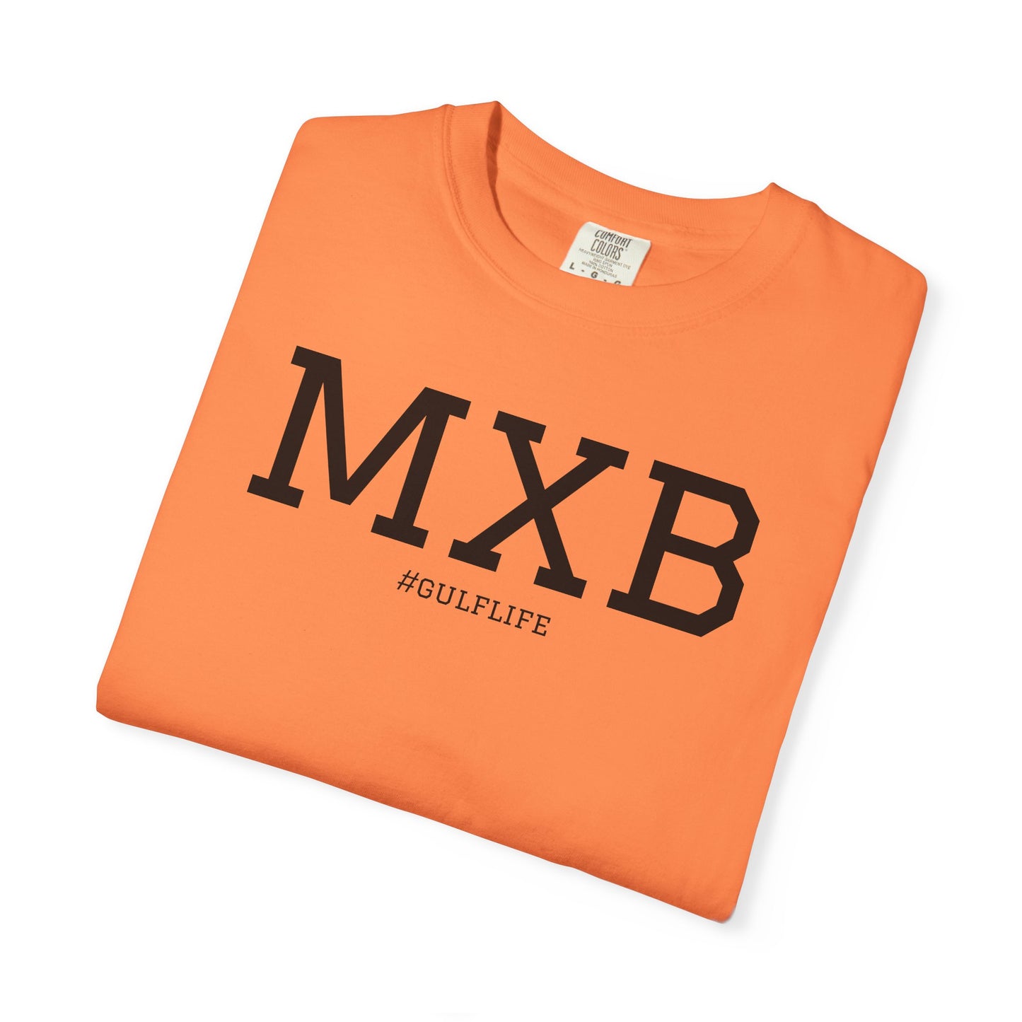MXB Unisex Garment-Dyed T-shirt - Casual Streetwear Top