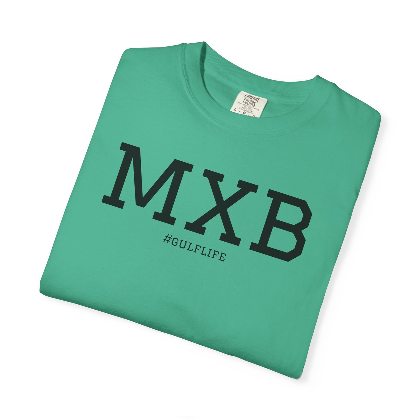 MXB Unisex Garment-Dyed T-shirt - Casual Streetwear Top