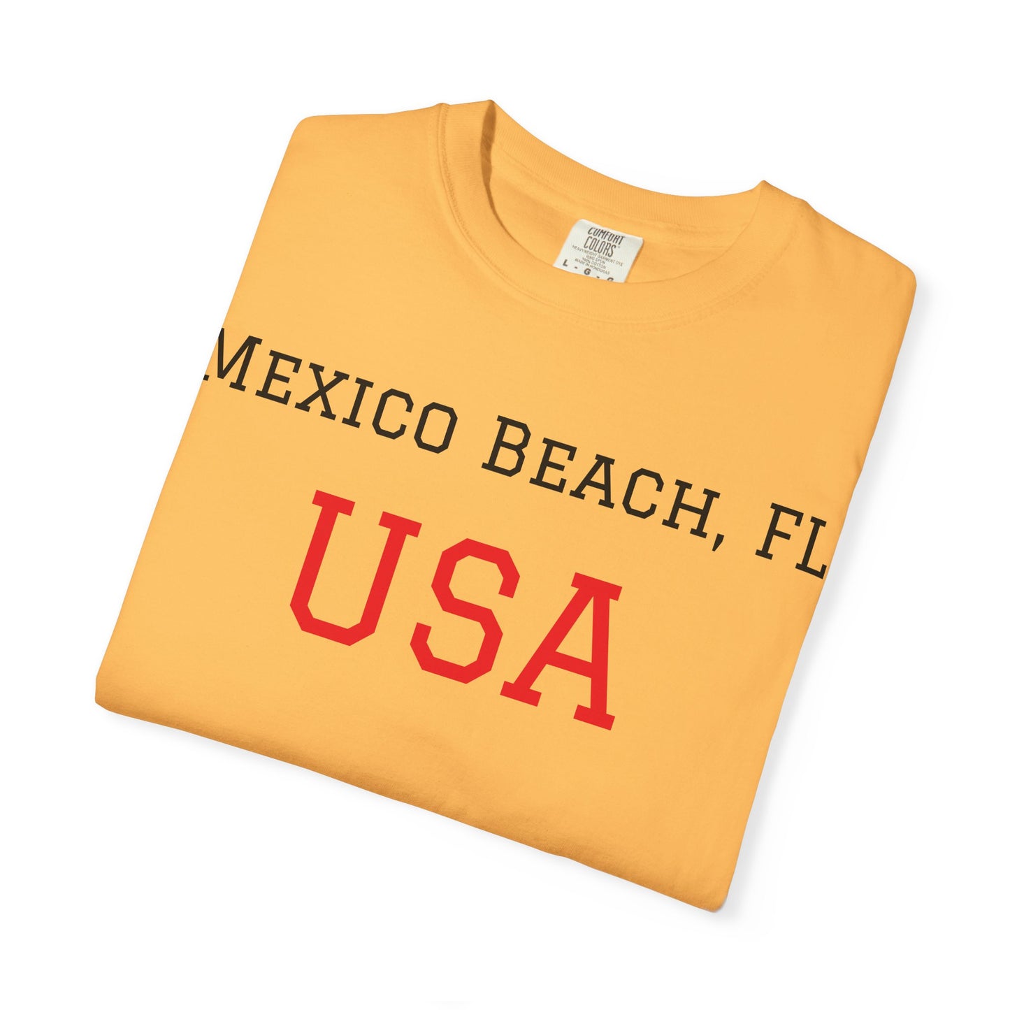 Mexico Beach USA Unisex Garment-Dyed T-Shirt