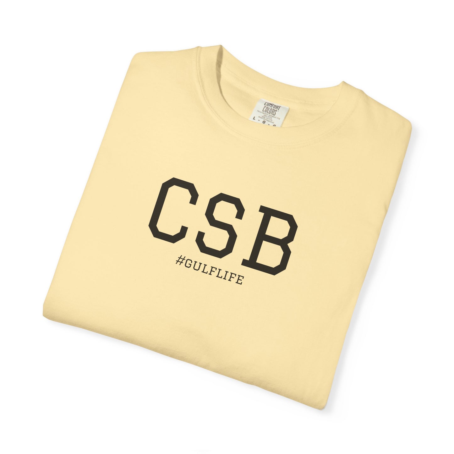 CSB #GulfLife Unisex Garment-Dyed T-Shirt - Casual Summer Vibe