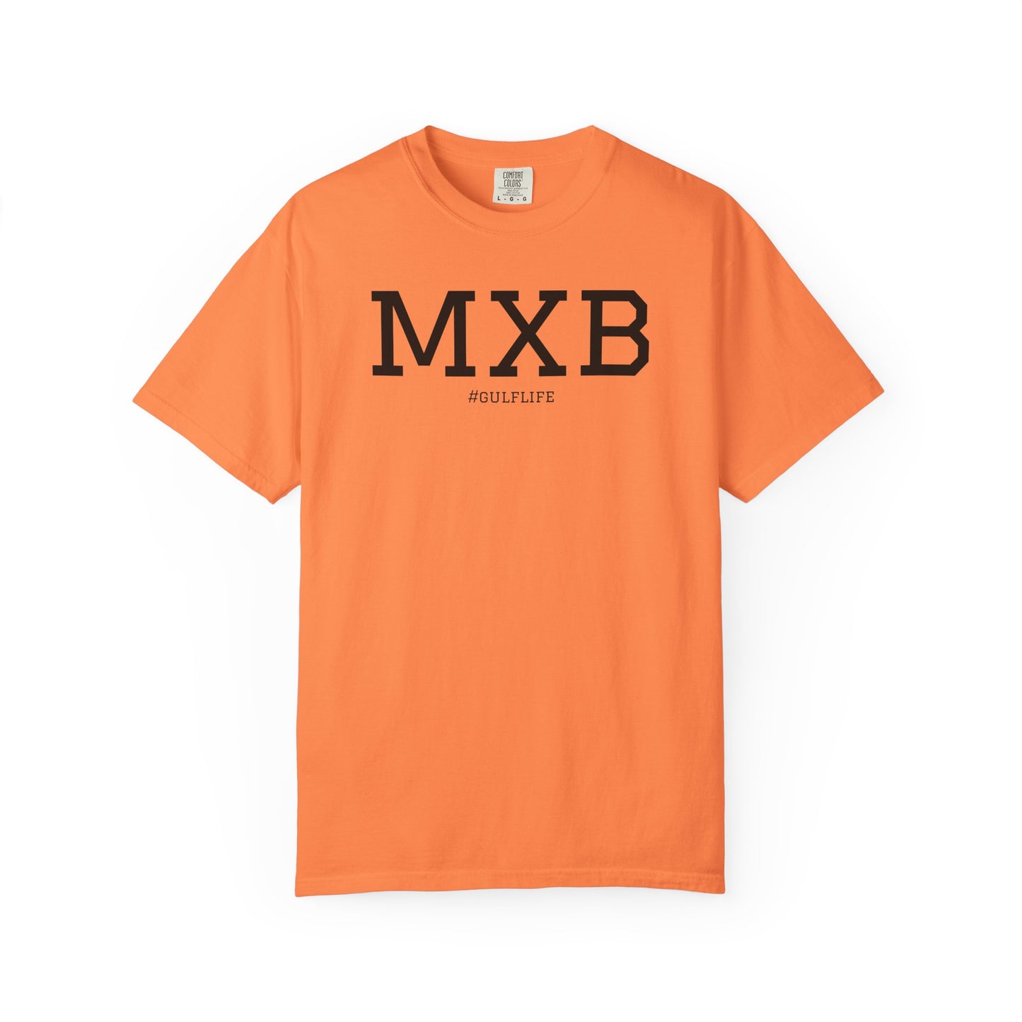MXB Unisex Garment-Dyed T-shirt - Casual Streetwear Top