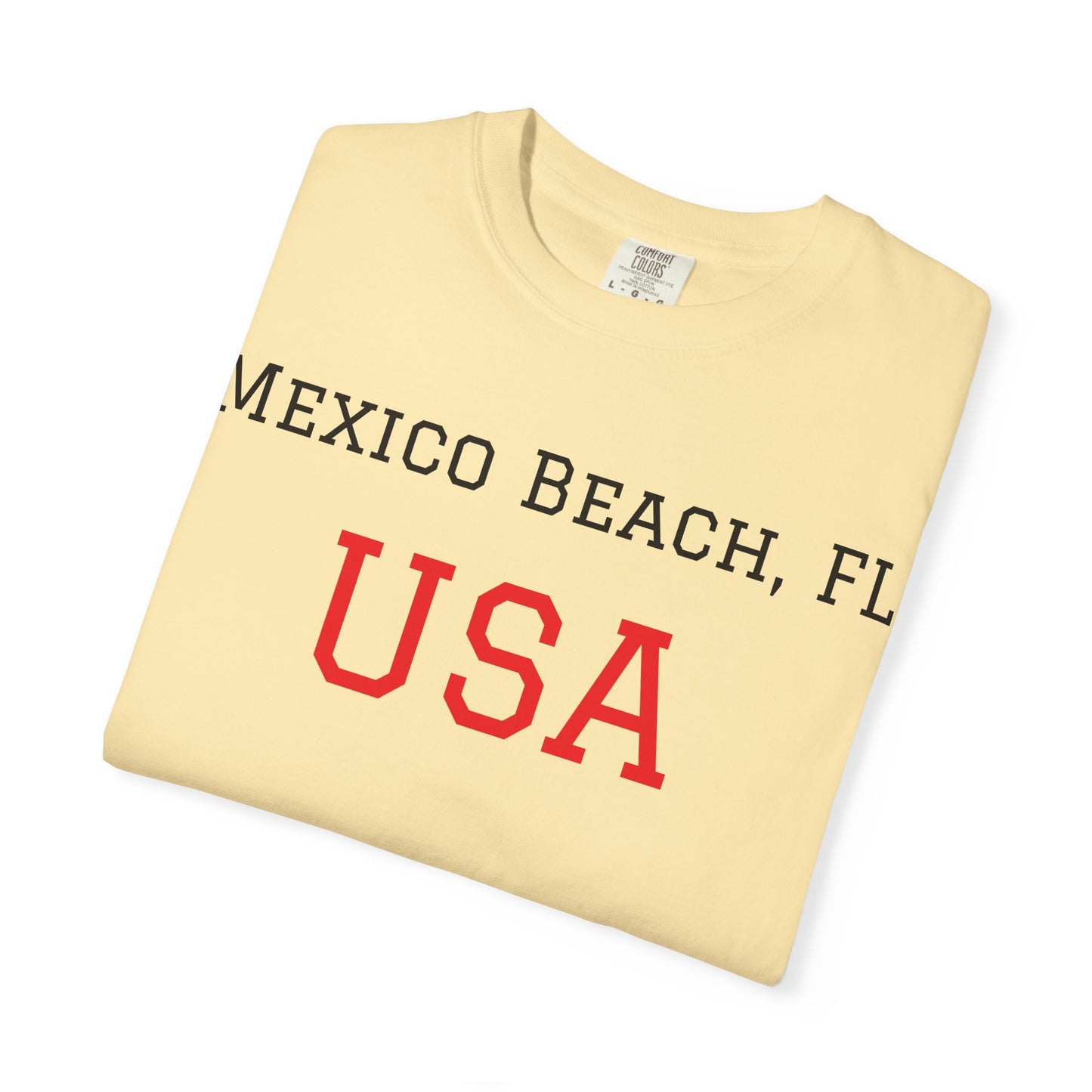 Mexico Beach USA Unisex Garment-Dyed T-Shirt
