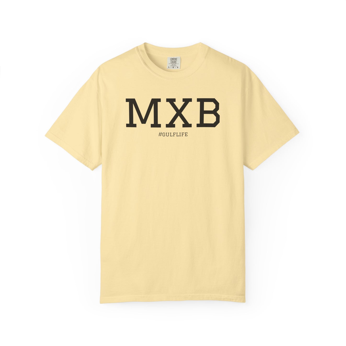 MXB Unisex Garment-Dyed T-shirt - Casual Streetwear Top
