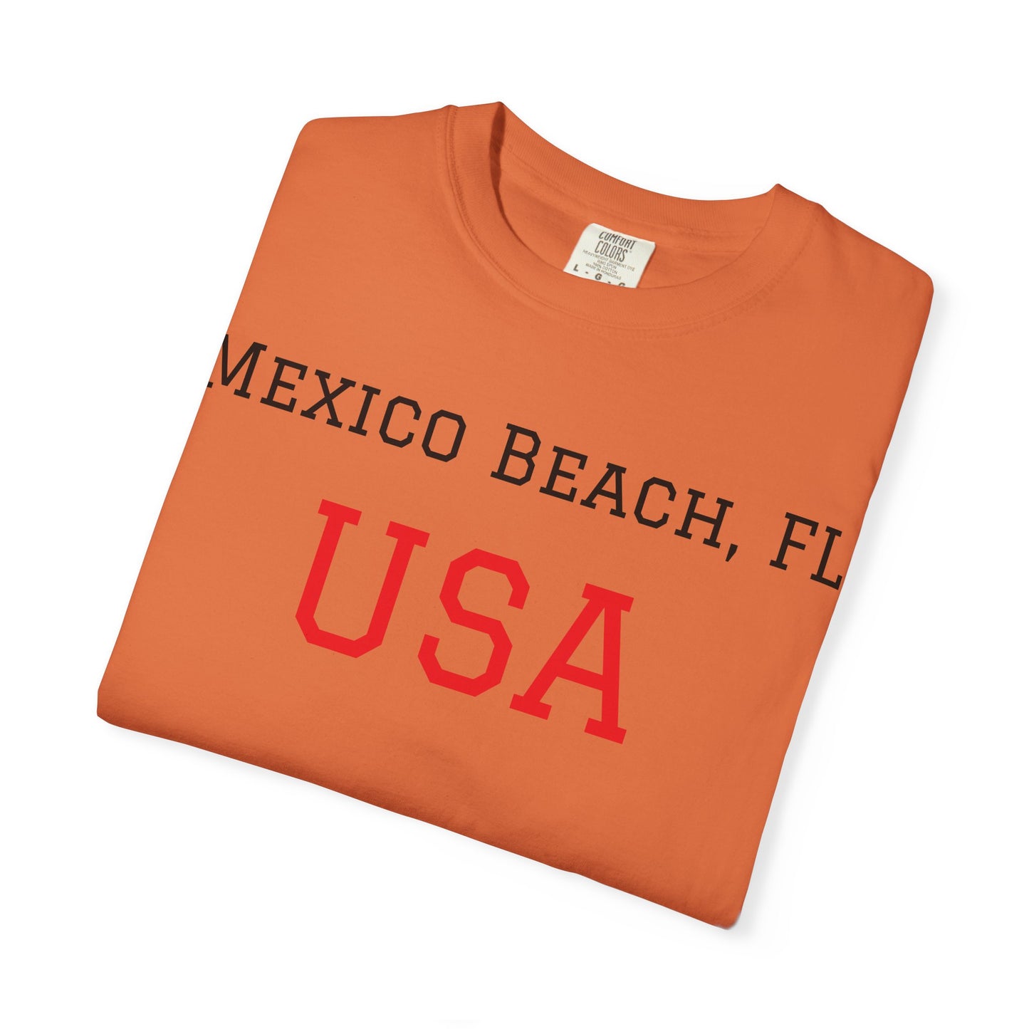 Mexico Beach USA Unisex Garment-Dyed T-Shirt