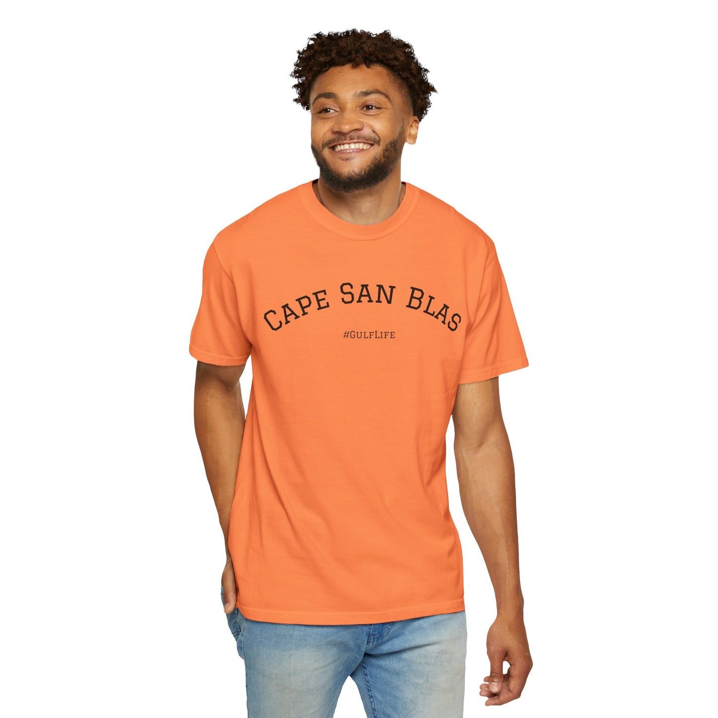Cape San Blas Unisex Garment-Dyed T-Shirt, Beach Vibes Tee, Summer Vacation Shirt, Casual Wear, Gift for Water Lovers
