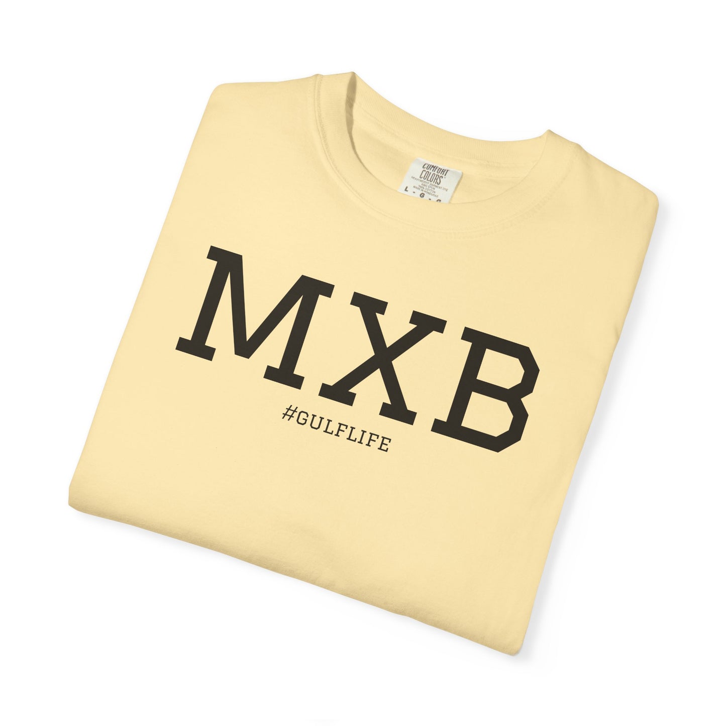 MXB Unisex Garment-Dyed T-shirt - Casual Streetwear Top