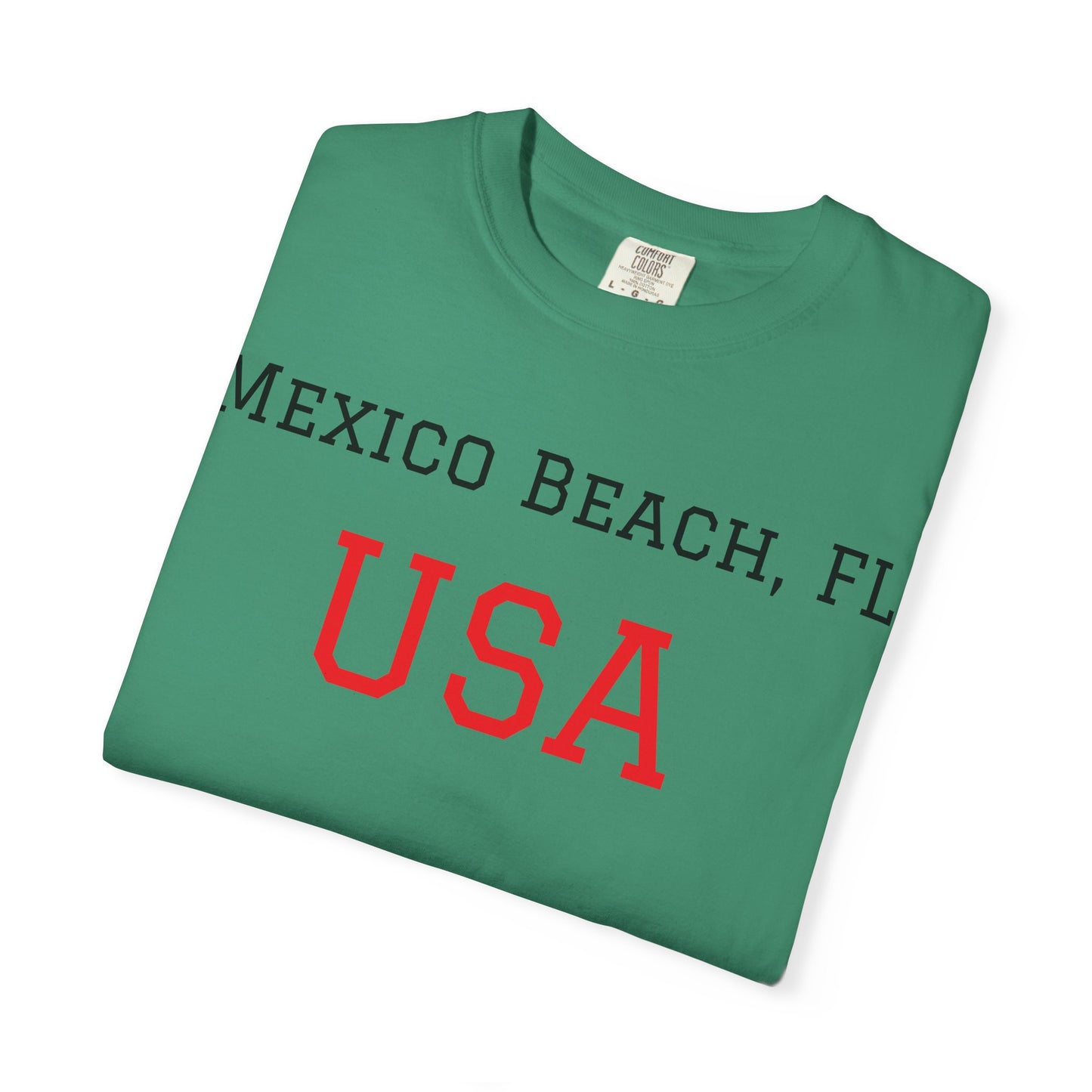Mexico Beach USA Unisex Garment-Dyed T-Shirt