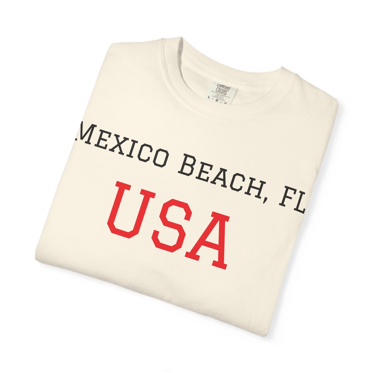 Mexico Beach USA Unisex Garment-Dyed T-Shirt