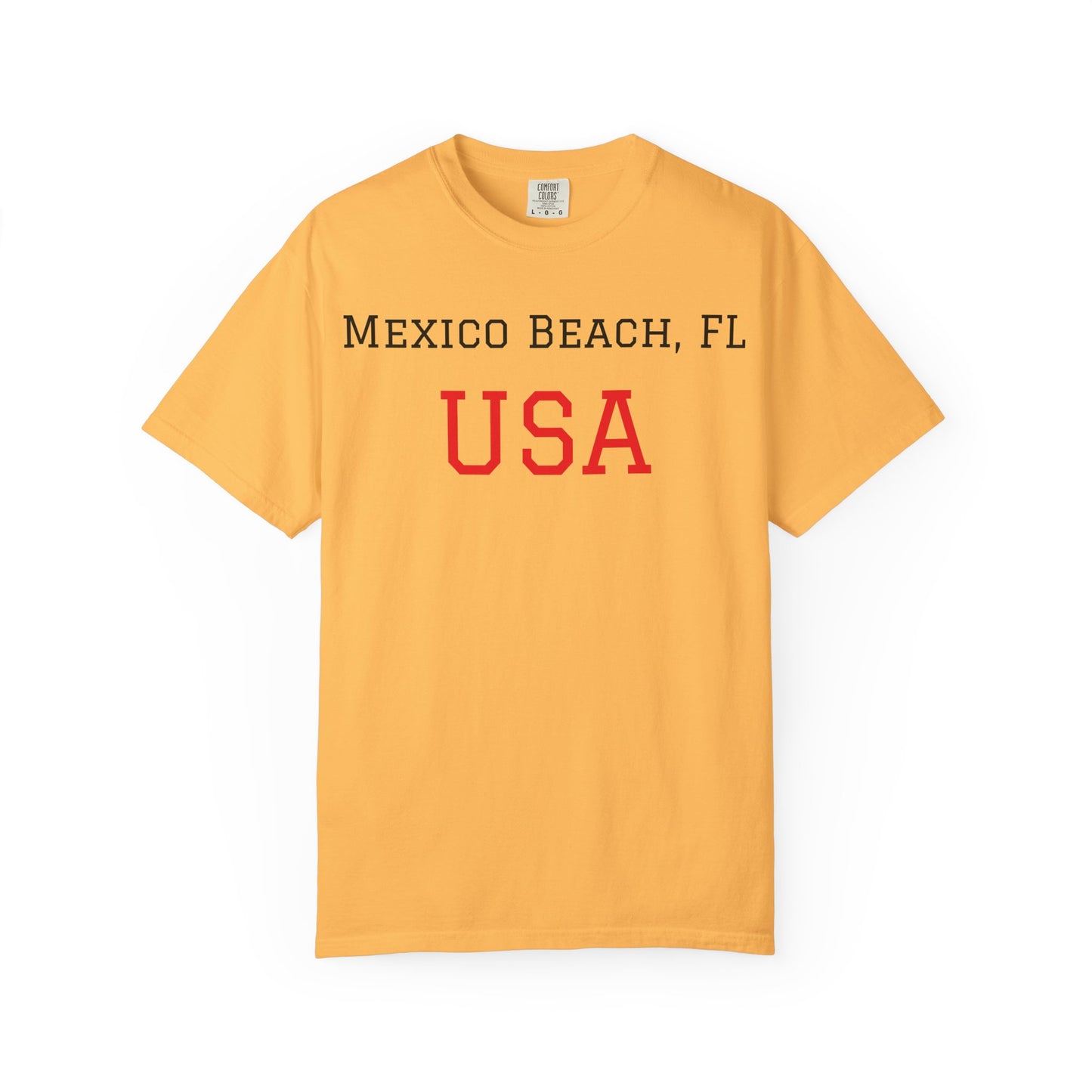 Mexico Beach USA Unisex Garment-Dyed T-Shirt
