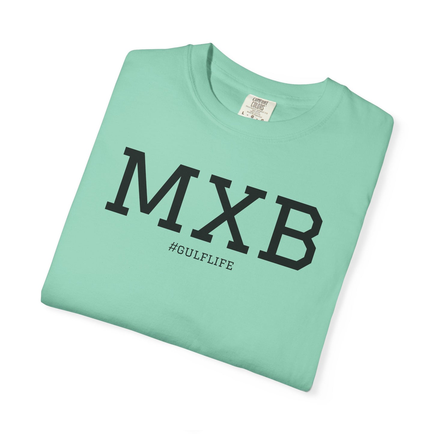 MXB Unisex Garment-Dyed T-shirt - Casual Streetwear Top