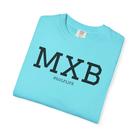 MXB Unisex Garment-Dyed T-shirt - Casual Streetwear Top