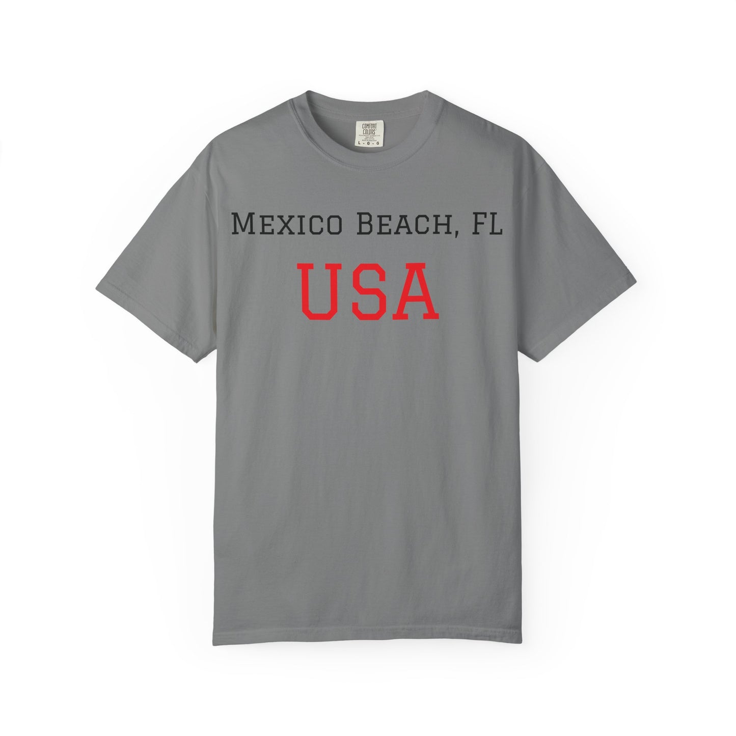 Mexico Beach USA Unisex Garment-Dyed T-Shirt