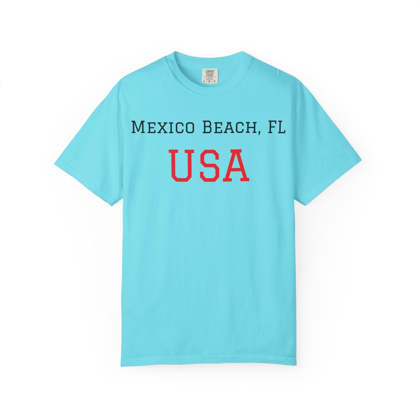 Mexico Beach USA Unisex Garment-Dyed T-Shirt