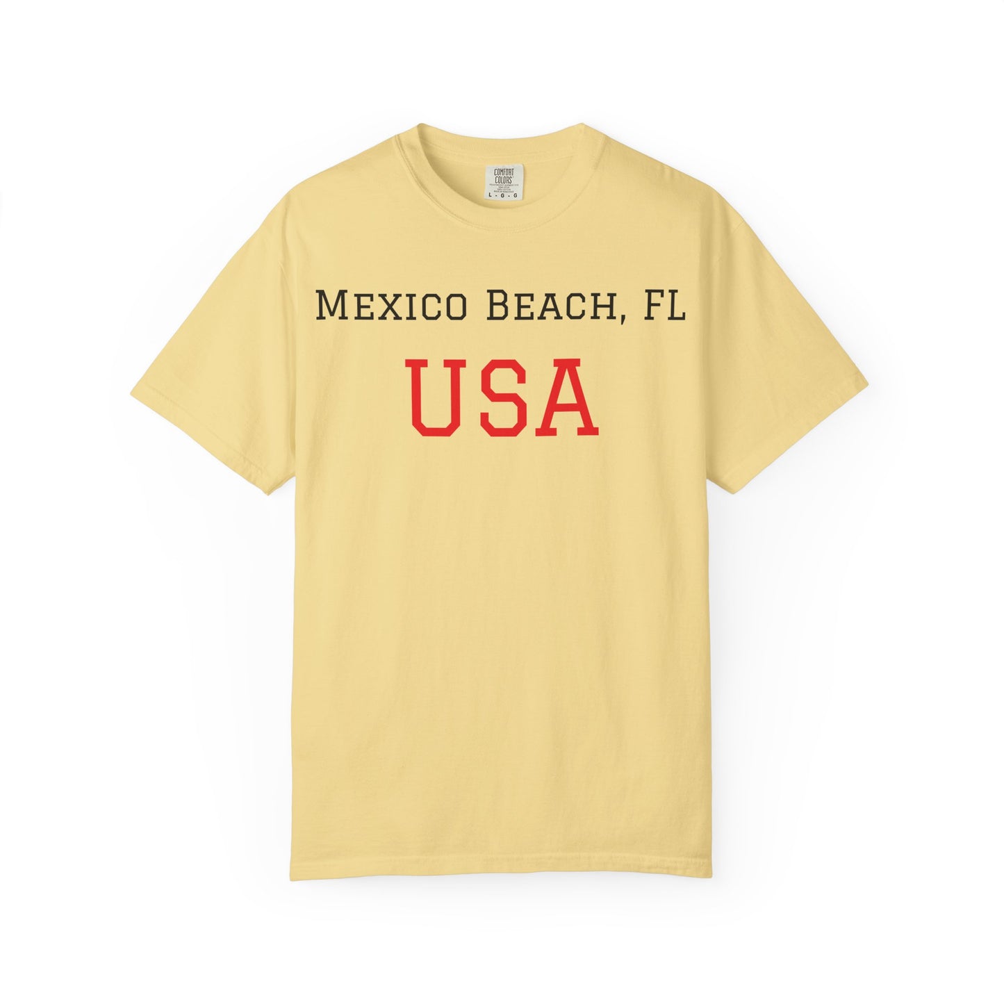 Mexico Beach USA Unisex Garment-Dyed T-Shirt