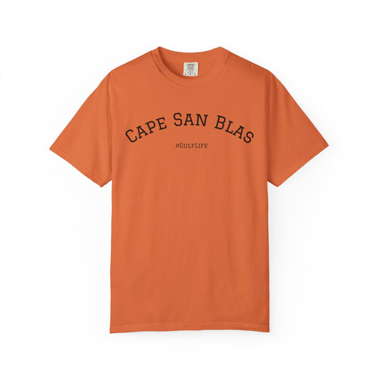 Cape San Blas Unisex Garment-Dyed T-Shirt, Beach Vibes Tee, Summer Vacation Shirt, Casual Wear, Gift for Water Lovers