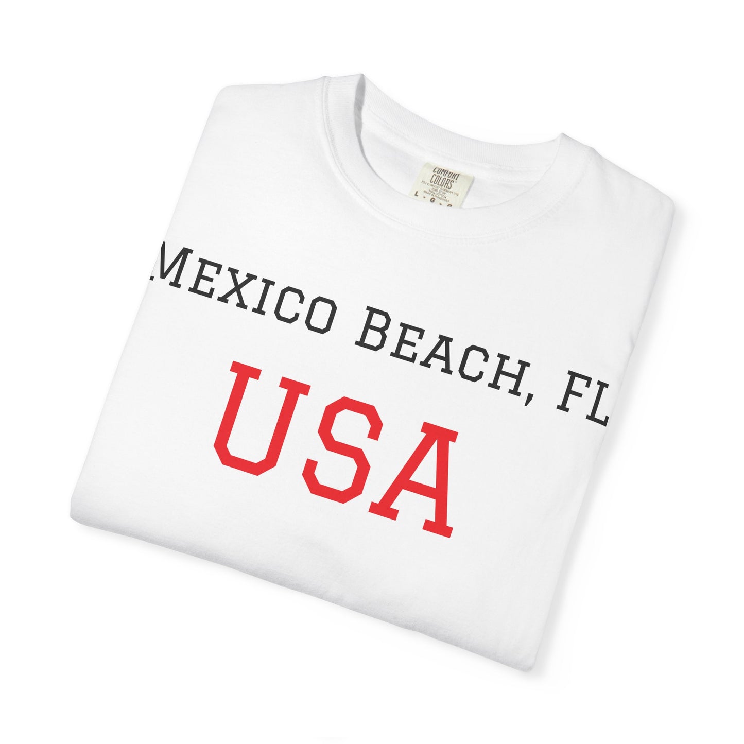 Mexico Beach USA Unisex Garment-Dyed T-Shirt