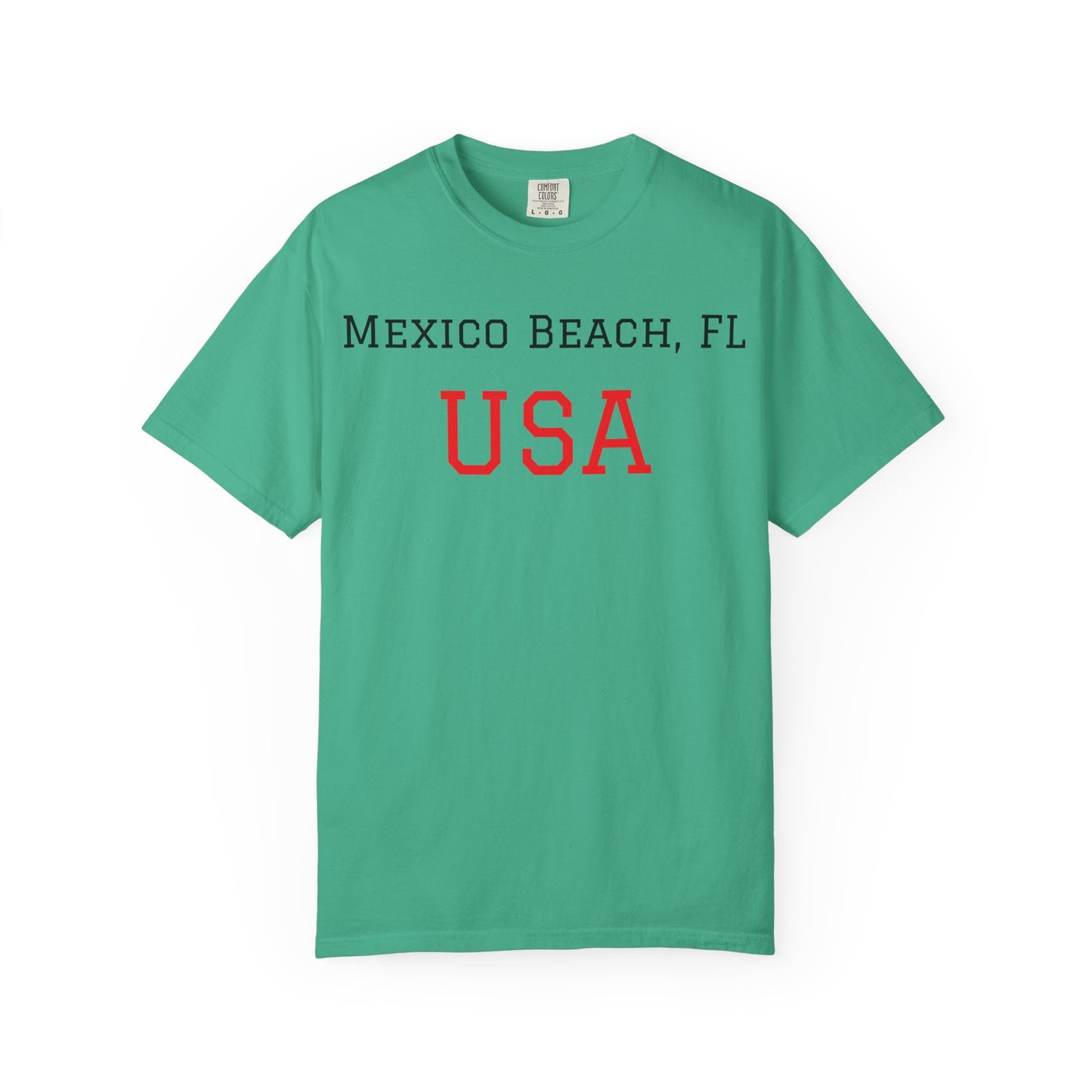 Mexico Beach USA Unisex Garment-Dyed T-Shirt