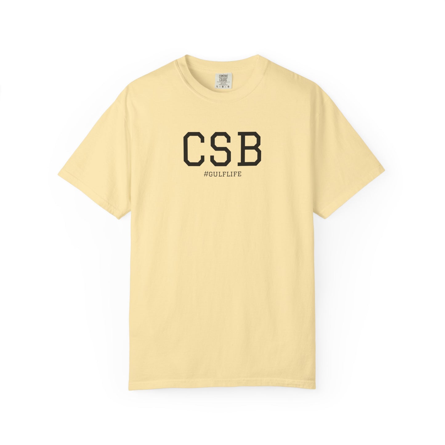 CSB #GulfLife Unisex Garment-Dyed T-Shirt - Casual Summer Vibe