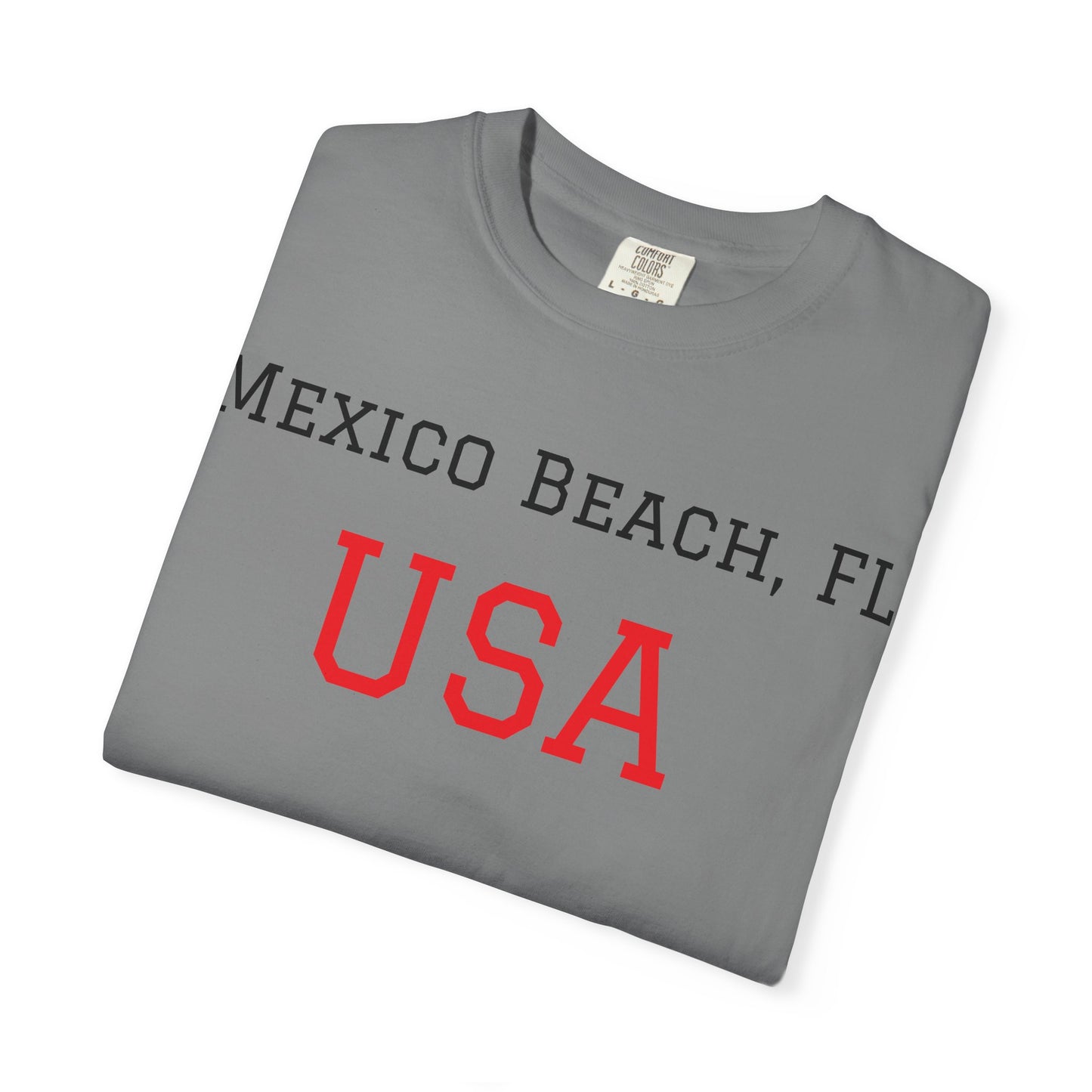 Mexico Beach USA Unisex Garment-Dyed T-Shirt