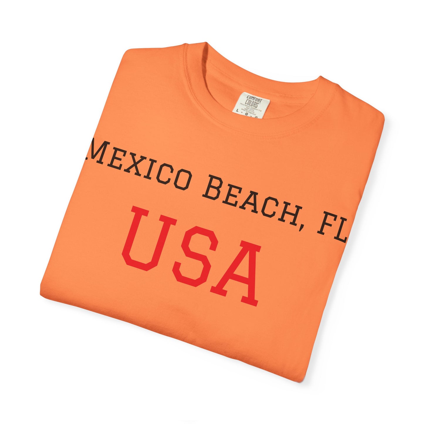 Mexico Beach USA Unisex Garment-Dyed T-Shirt