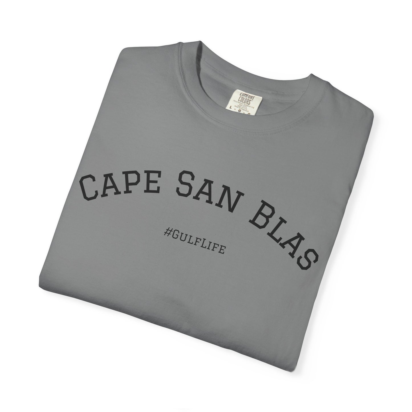 Cape San Blas Unisex Garment-Dyed T-Shirt, Beach Vibes Tee, Summer Vacation Shirt, Casual Wear, Gift for Water Lovers