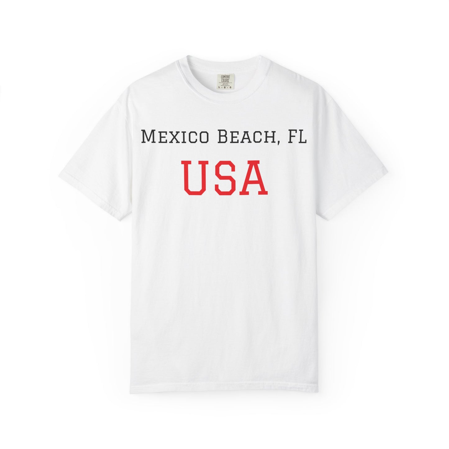 Mexico Beach USA Unisex Garment-Dyed T-Shirt