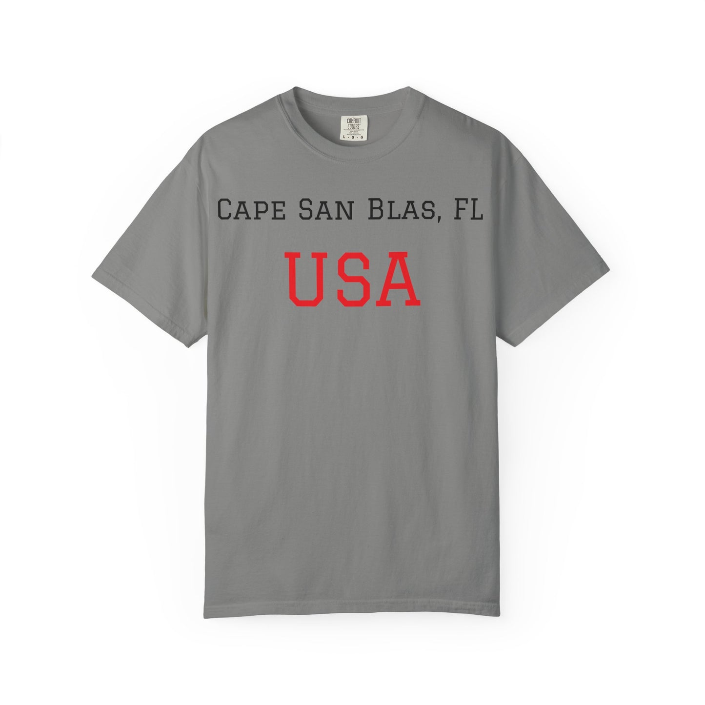 Cape San Blas, FL USA Unisex Garment-Dyed T-Shirt