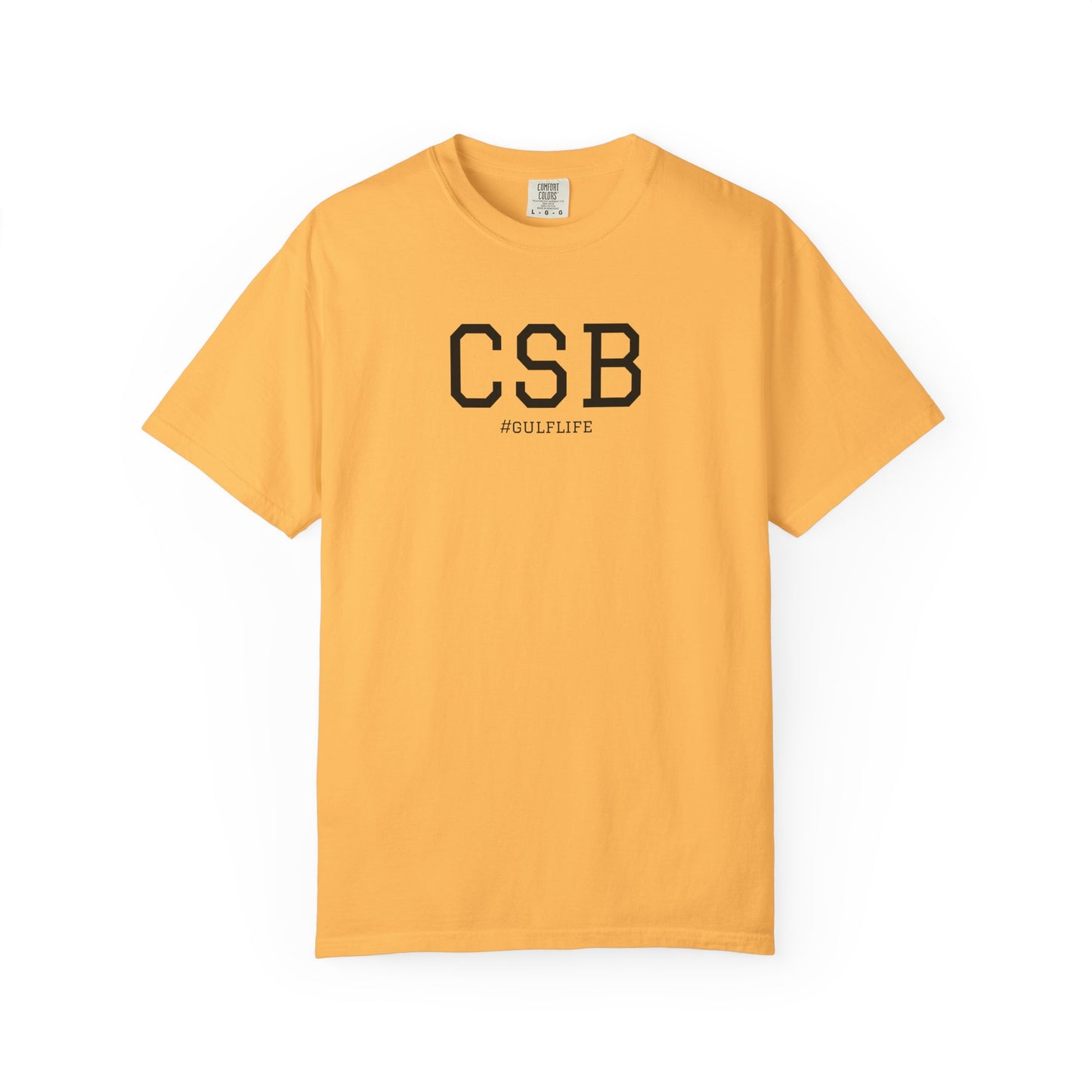 CSB #GulfLife Unisex Garment-Dyed T-Shirt - Casual Summer Vibe