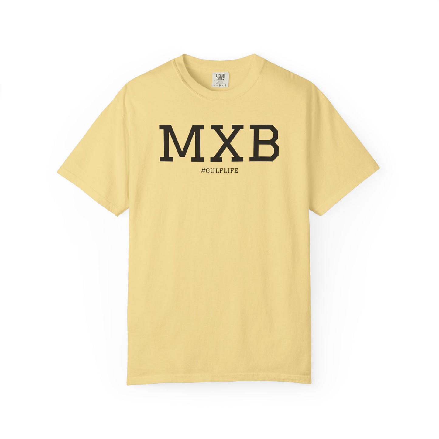 MXB Unisex Garment-Dyed T-shirt - Casual Streetwear Top