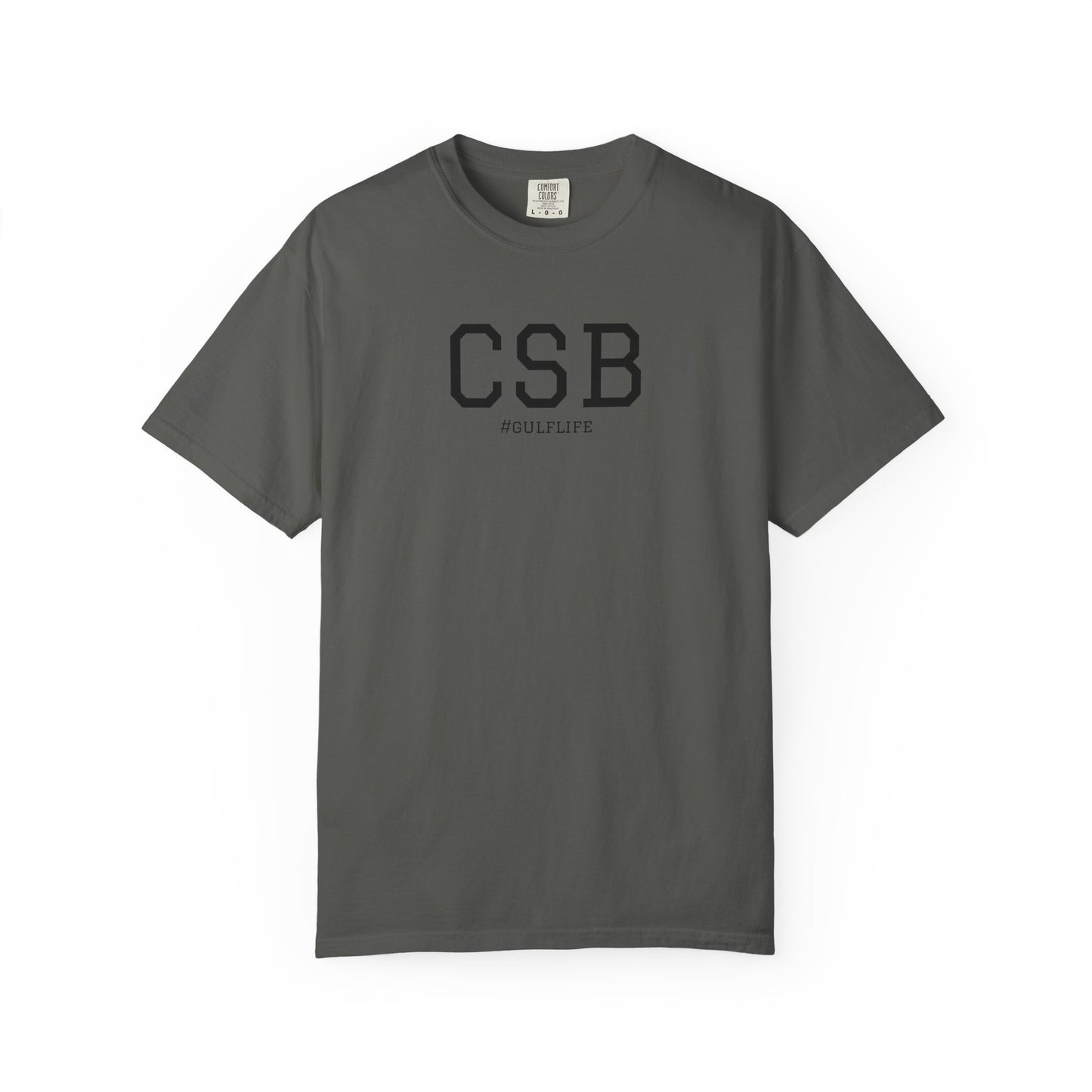 CSB #GulfLife Unisex Garment-Dyed T-Shirt - Casual Summer Vibe