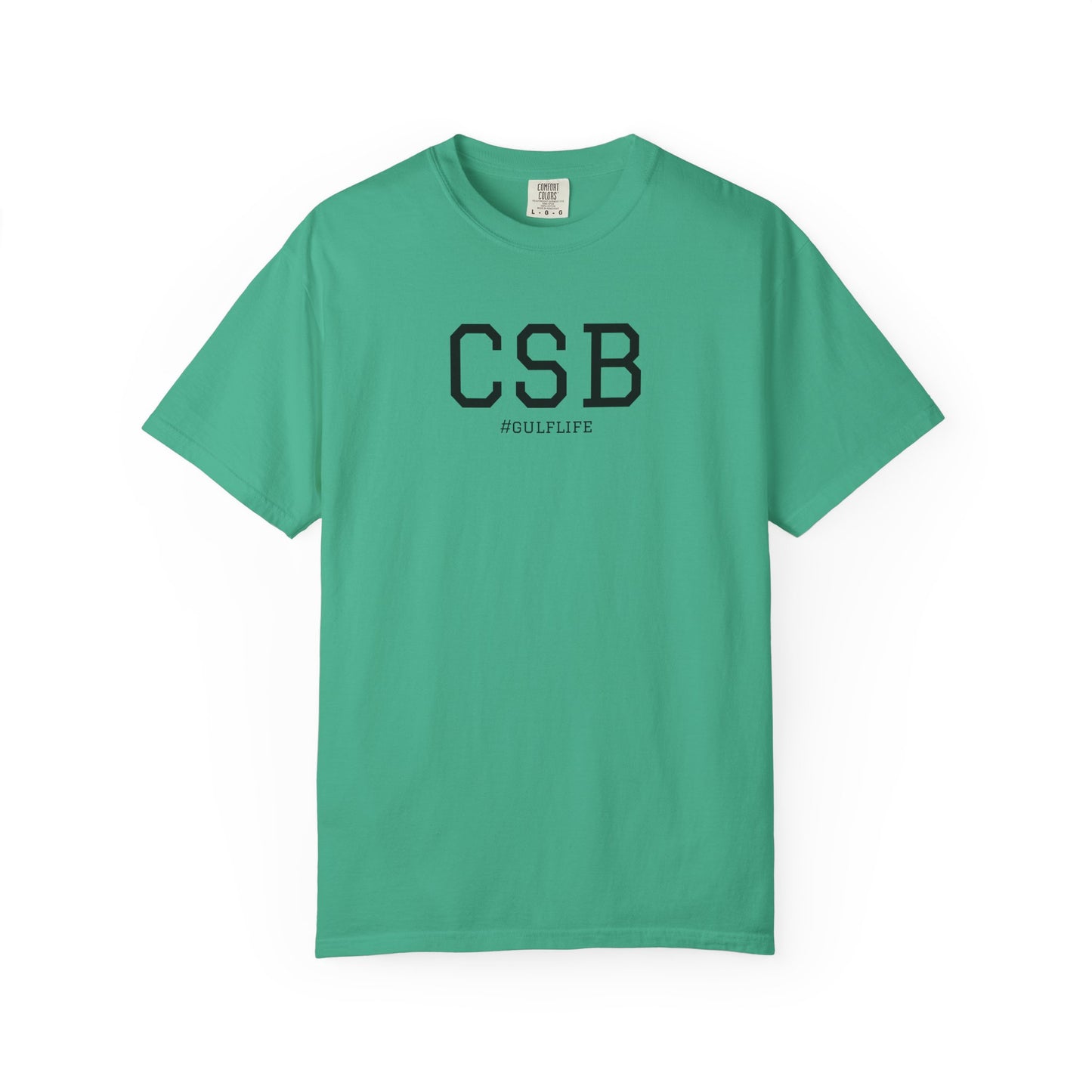 CSB #GulfLife Unisex Garment-Dyed T-Shirt - Casual Summer Vibe