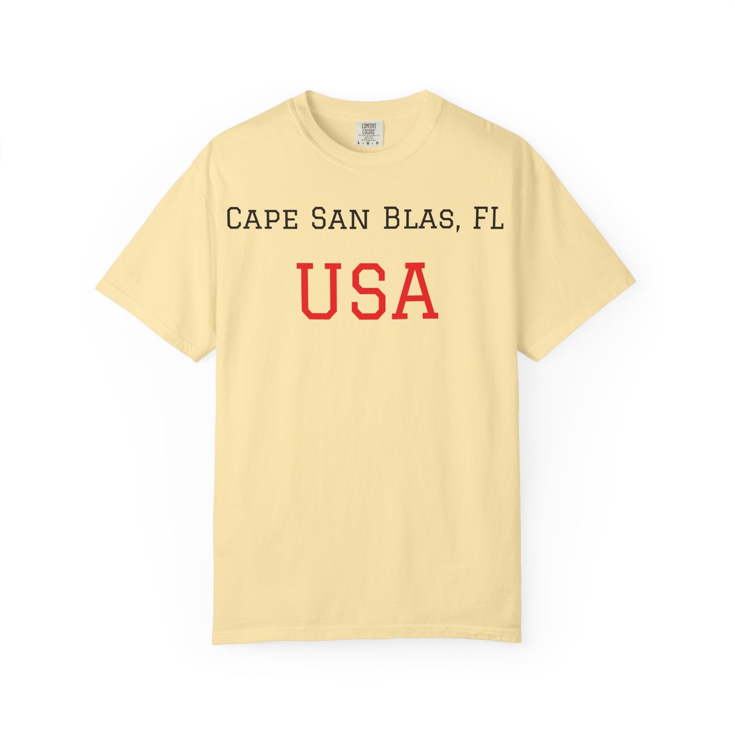 Cape San Blas, FL USA Unisex Garment-Dyed T-Shirt