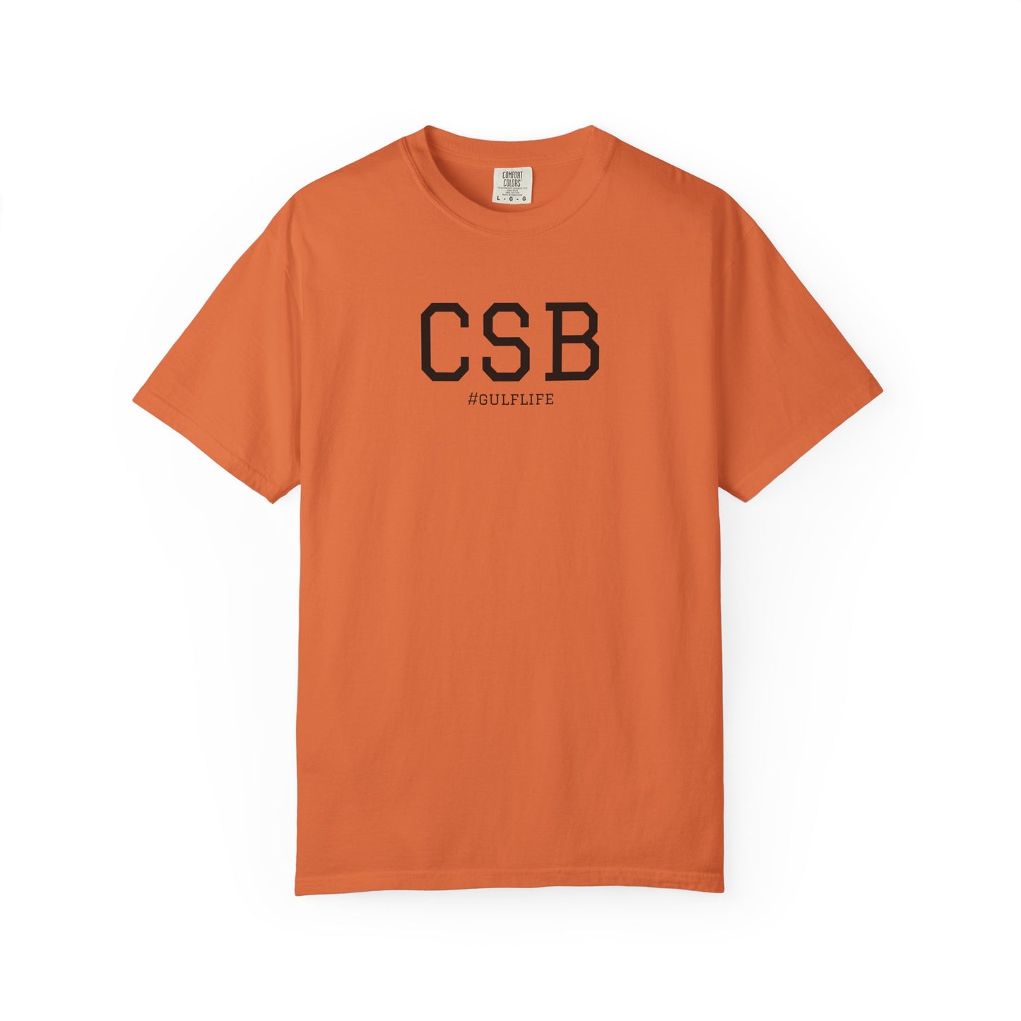 CSB #GulfLife Unisex Garment-Dyed T-Shirt - Casual Summer Vibe
