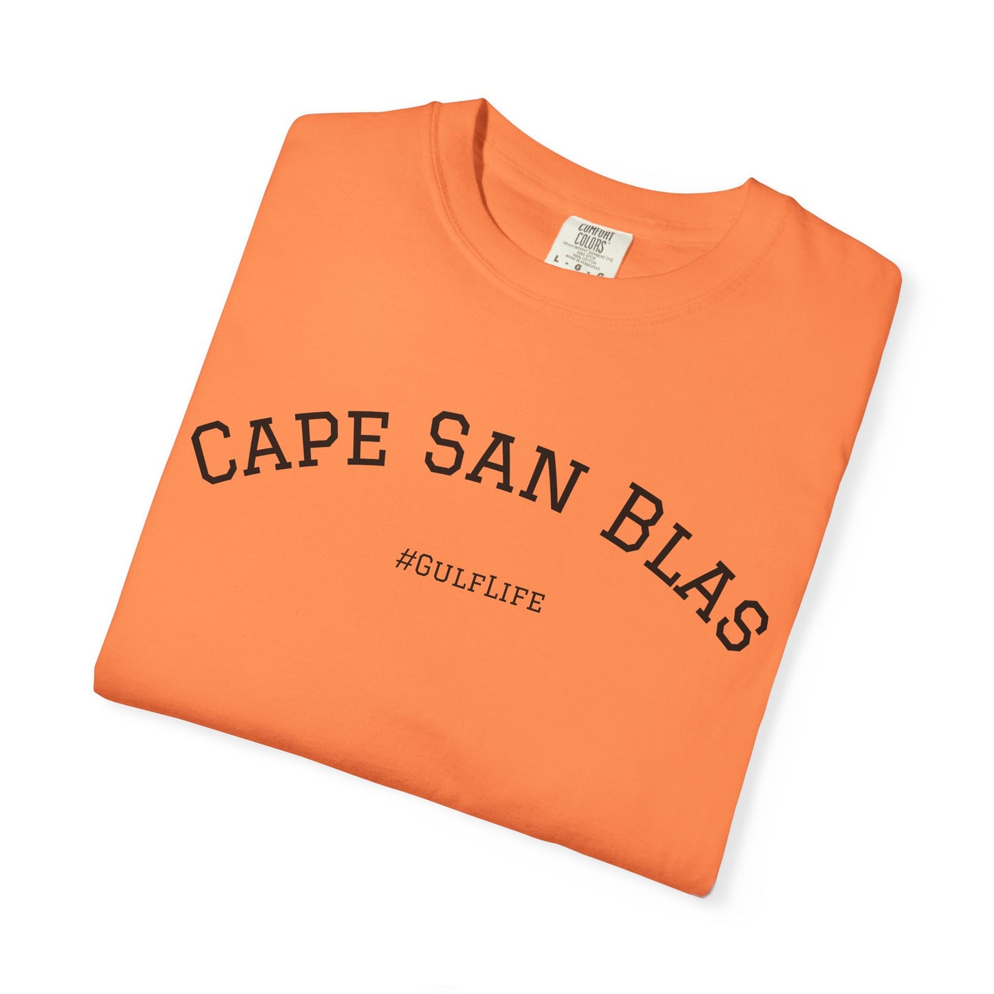 Cape San Blas Unisex Garment-Dyed T-Shirt, Beach Vibes Tee, Summer Vacation Shirt, Casual Wear, Gift for Water Lovers