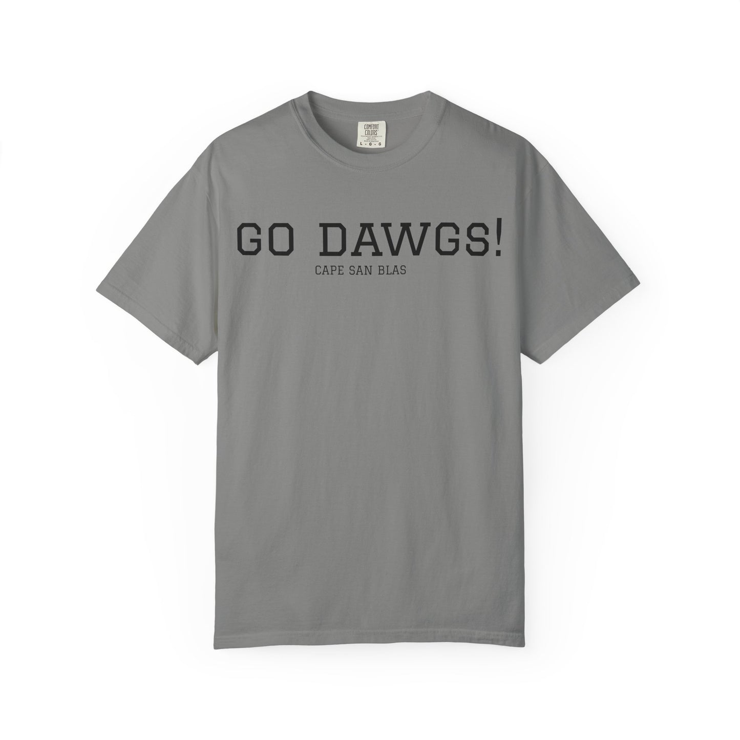 GO DAWGS! CAPE SAN BLAS - Unisex Garment-Dyed T-shirt - Casual Coastal Wear