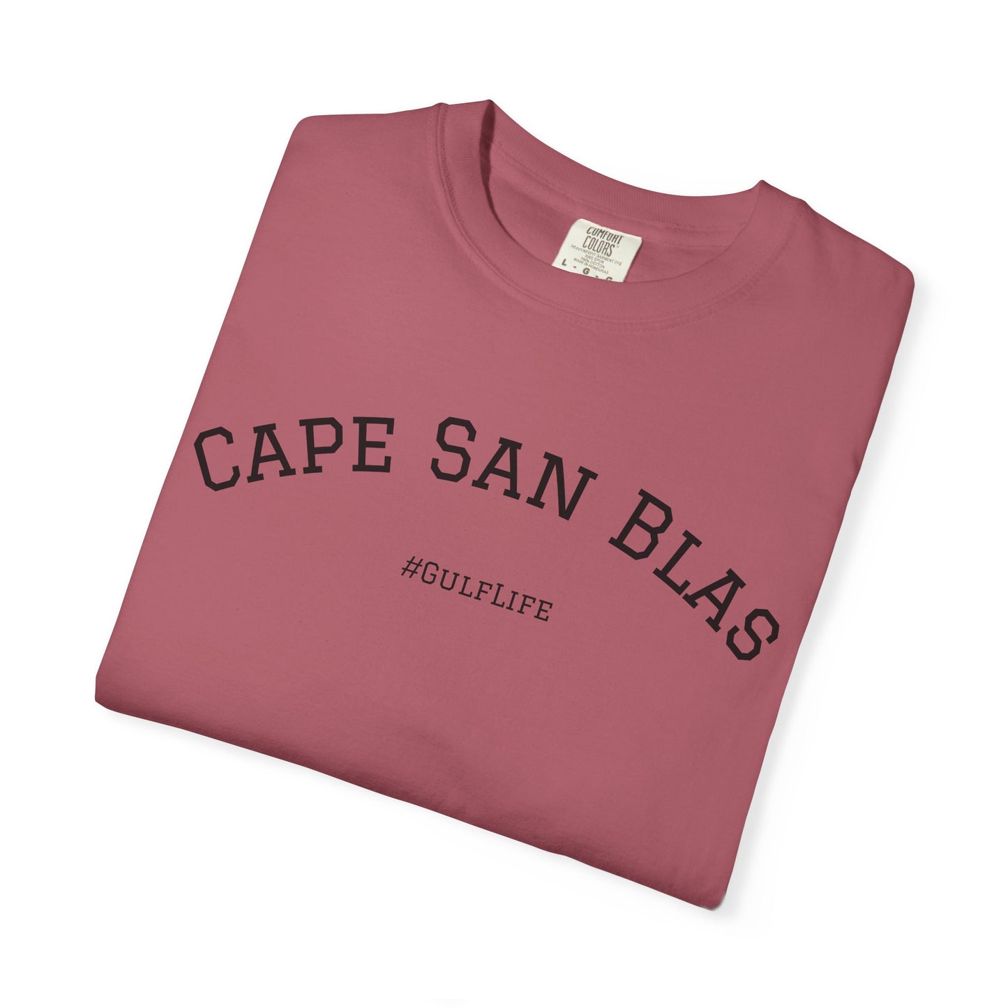 Cape San Blas Unisex Garment-Dyed T-Shirt, Beach Vibes Tee, Summer Vacation Shirt, Casual Wear, Gift for Water Lovers