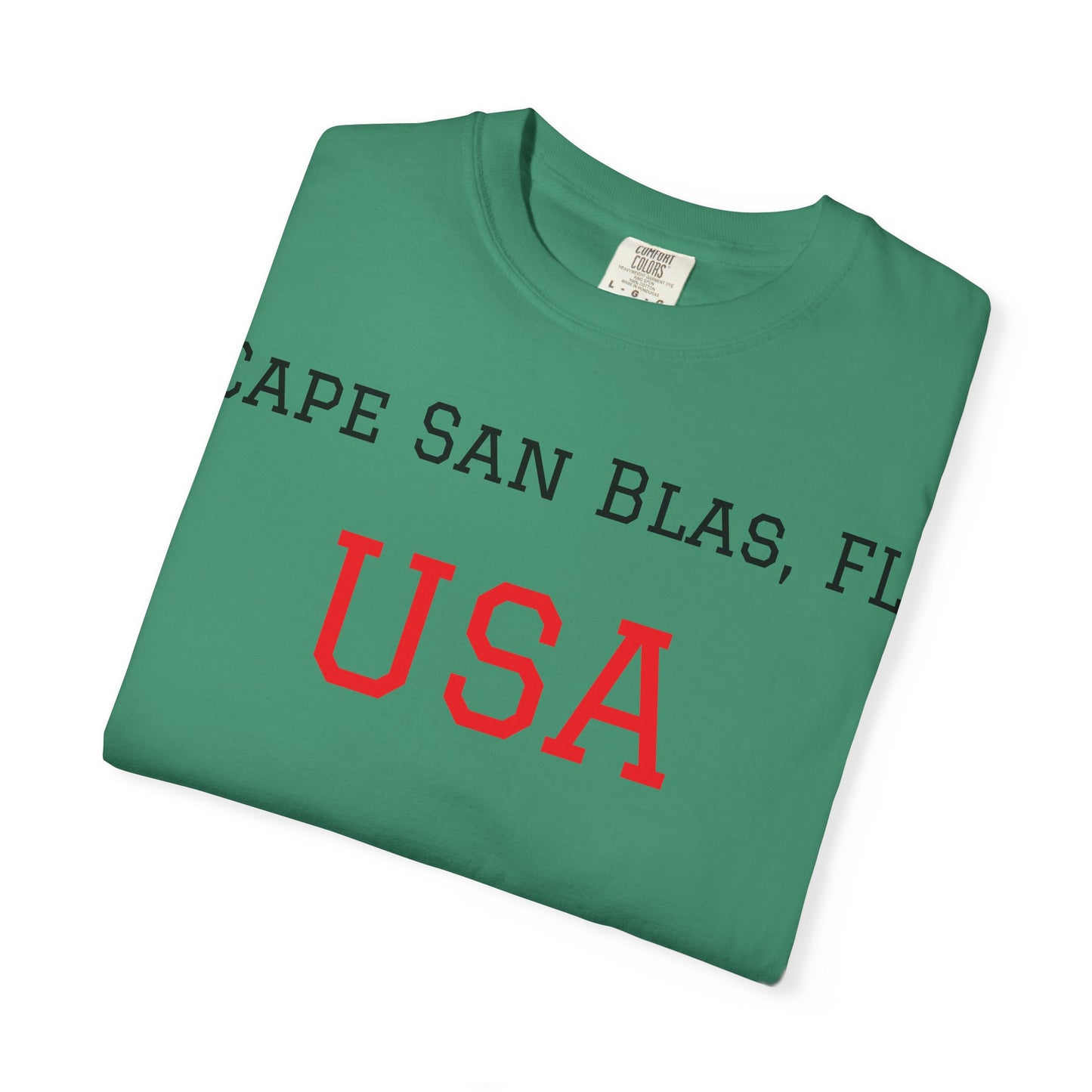 Cape San Blas, FL USA Unisex Garment-Dyed T-Shirt