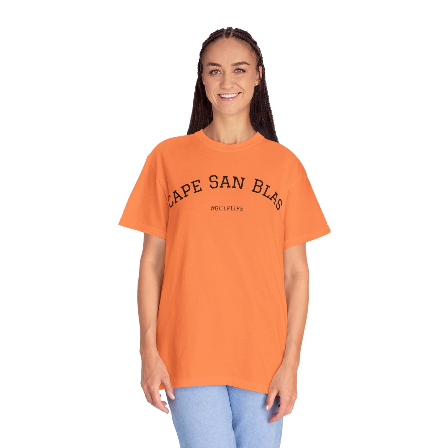 Cape San Blas Unisex Garment-Dyed T-Shirt, Beach Vibes Tee, Summer Vacation Shirt, Casual Wear, Gift for Water Lovers