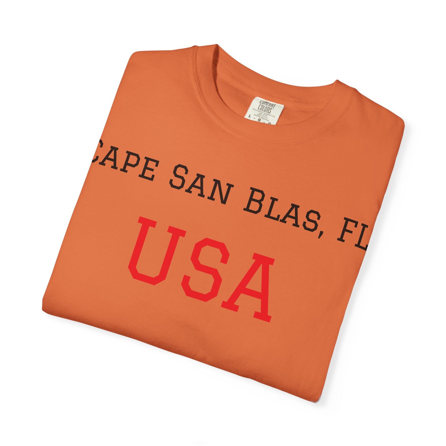 Cape San Blas, FL USA Unisex Garment-Dyed T-Shirt
