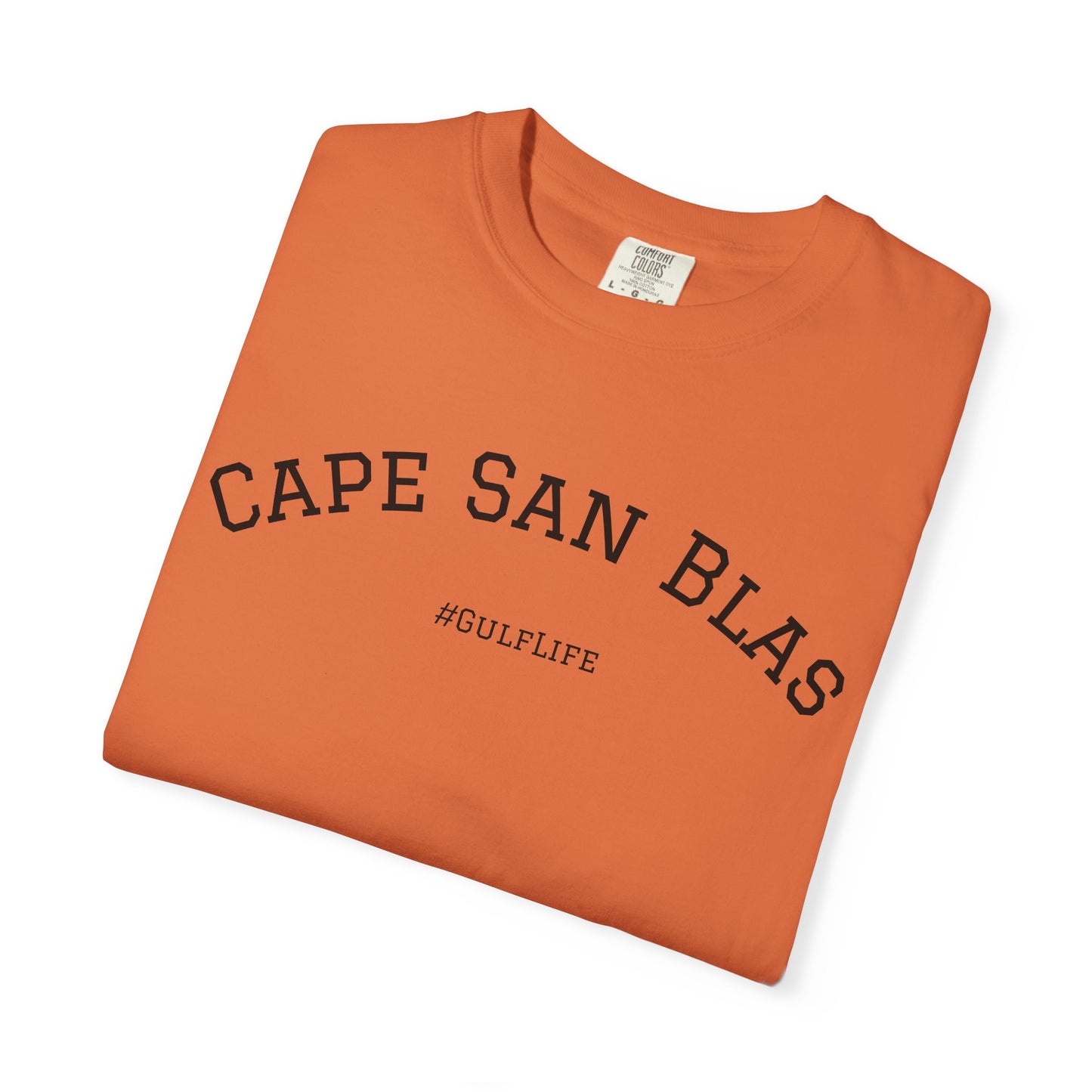 Cape San Blas Unisex Garment-Dyed T-Shirt, Beach Vibes Tee, Summer Vacation Shirt, Casual Wear, Gift for Water Lovers