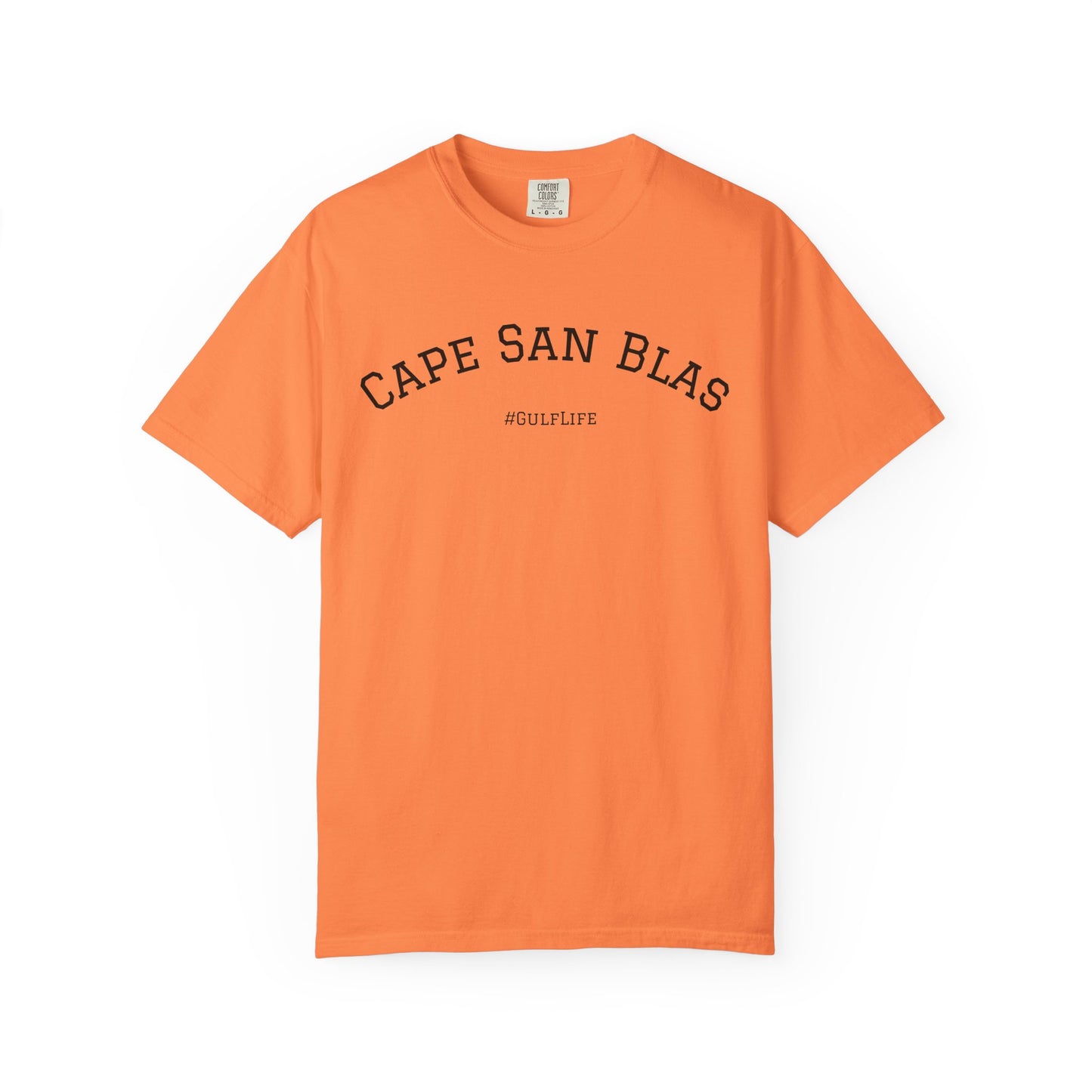 Cape San Blas Unisex Garment-Dyed T-Shirt, Beach Vibes Tee, Summer Vacation Shirt, Casual Wear, Gift for Water Lovers