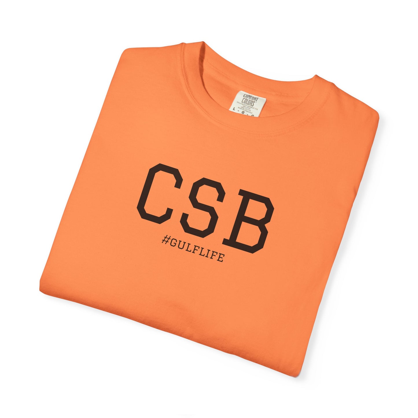 CSB #GulfLife Unisex Garment-Dyed T-Shirt - Casual Summer Vibe