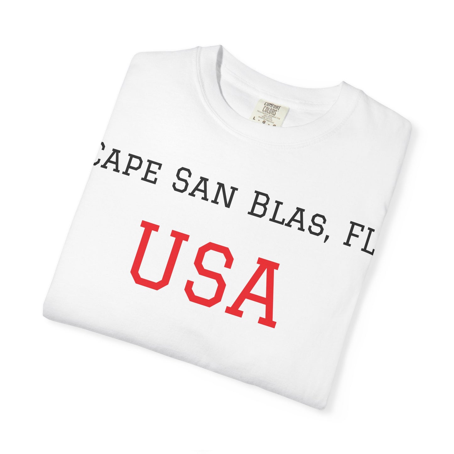 Cape San Blas, FL USA Unisex Garment-Dyed T-Shirt