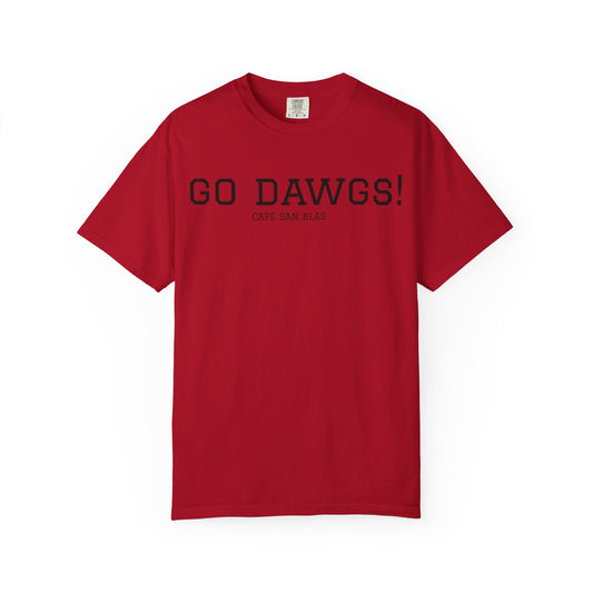 GO DAWGS! CAPE SAN BLAS - Unisex Garment-Dyed T-shirt - Casual Coastal Wear