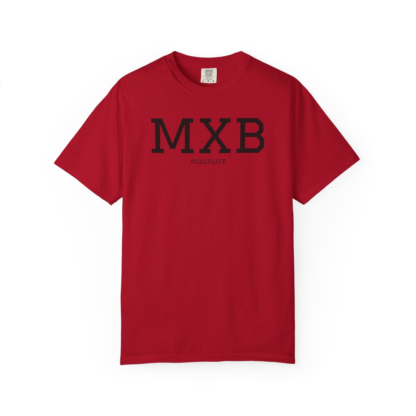 MXB Unisex Garment-Dyed T-shirt - Casual Streetwear Top